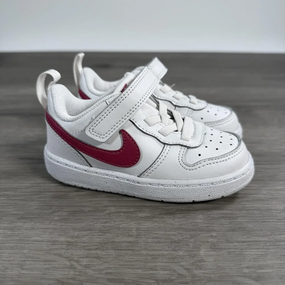 Nike Court Borough Low Recraft TD Shoes Kids Size 7C White DV5458-010